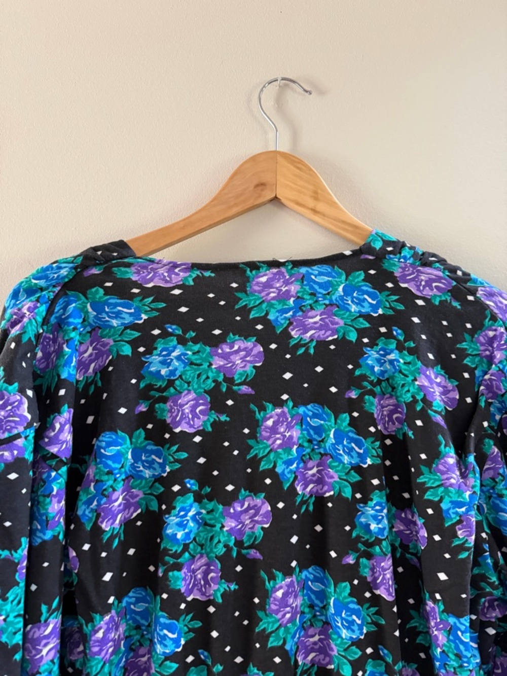 vintage floral jumpsuit 80s Halloween Mooncraft w/pockets Size medium - Picture 9 of 12